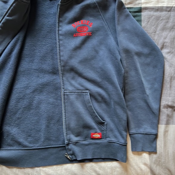 *VINTAGE* Dickies Zip-Up Hoodie (Blue) - Men’s M - Picture 9 of 10